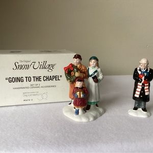 Dept 56 Snow Village Going to the Chapel